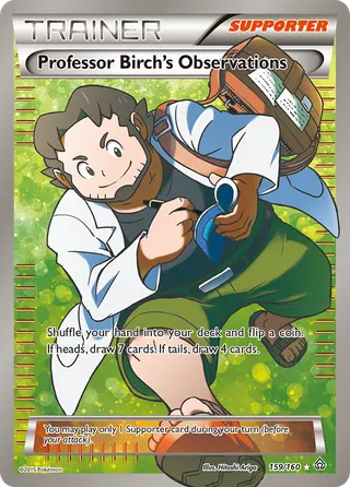 Carta Observações do Professor Birch