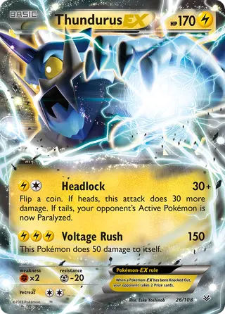 Carta Thundurus EX