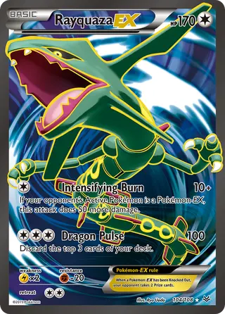 Carta Rayquaza EX
