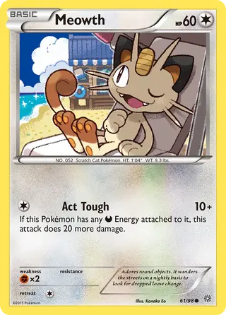 Carta Meowth