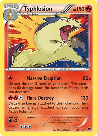 Carta Typhlosion
