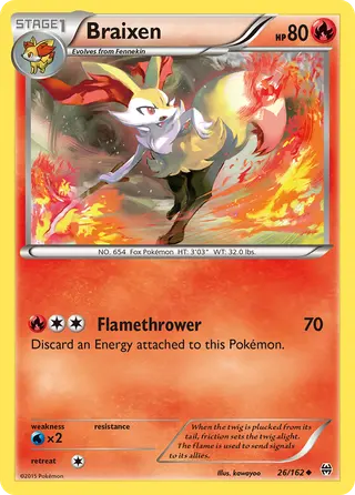 Carta Braixen