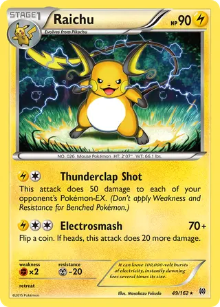Carta Raichu