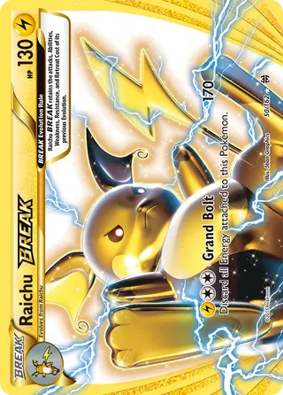 Carta Raichu TURBO