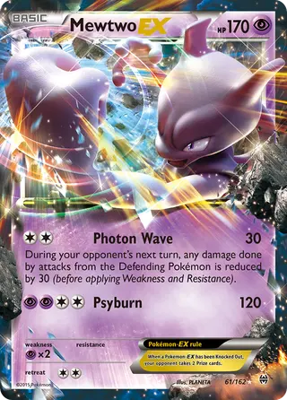Carta Mewtwo EX