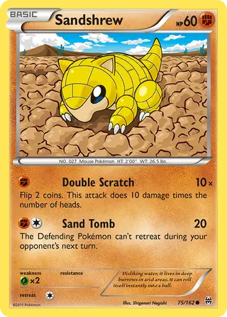 Carta Sandshrew
