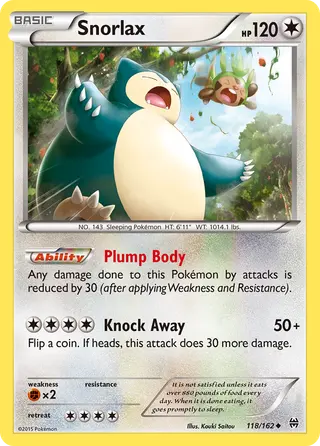 Carta Snorlax