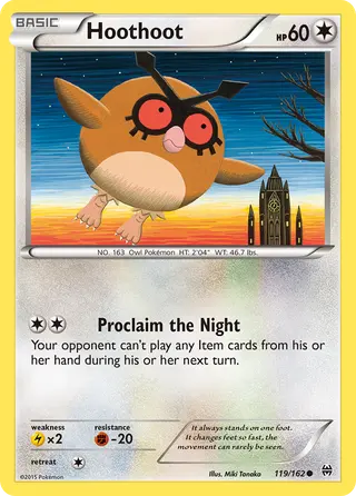 Carta Hoothoot