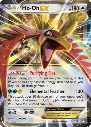 Carta Ho-Oh EX