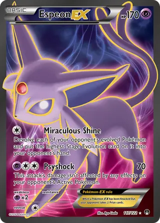 Carta Espeon EX
